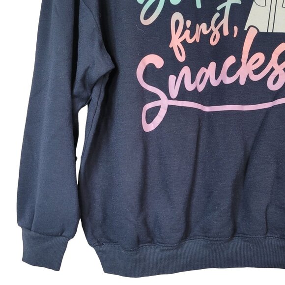 Star Wars Baby Yoda PJ Top Blue XL Pullover Long Sleeve First Snacks Mandalorian - Picture 4 of 7